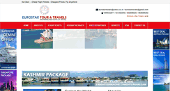 Desktop Screenshot of eurostartravels.com